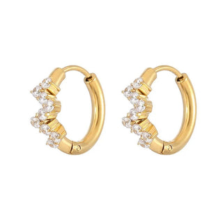 Drop Charm Earrings + Noor Huggies